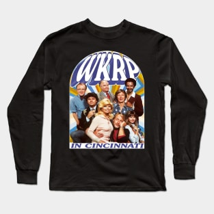 wkrp in cincinati cinema film vintage Long Sleeve T-Shirt